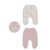 Kit Culote 2 Peças Rosa Claro Stefani