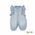 Macacão De Bebê Menina Jeans Com Manga de Babados Pérola - comprar online