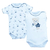 Kit 2 Body Bebê Menina Suedine Estampado Ursinho Upi Uli