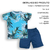 Conjunto Camisa Short Bebê Menino Algodão Estampado Upi Uli - comprar online