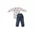 Conjunto Marfim Body Com Culote Carla