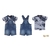 Banho De Sol De Bebê Com Camiseta Azul Renato