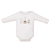 Kit Body Manga Longa Bebê Menina Suedine Estampado Upi Uli - comprar online