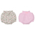 Kit Tapa Fralda De Bebê 2 Peças Rosa Yasmin
