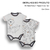Kit 2 Body Bebê Menino Suedine Estampado Cachorro Upi Uli - comprar online