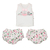 Conjunto Suedine Bebê Menina Estampado Floral Upi Uli