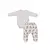 Conjunto De Bebê Body C/Culote Moletom/Pele Fleece Unissex Dude