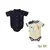 Kit Bebê Body 2 Peças Amarelo Andre