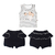Conj. de bebê Regata C/ Shorts Cotton Luna
