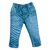 Calça Comprida Bebê Menino Jeans Azul Escuro Liso Upi Uli