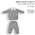 Conjunto Calça Blusa Longo Bebê Menino Moletinho Upi Uli - comprar online