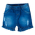 Shorts Saia Jeans Azul Infantil Menina Megan Upi Uli