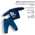 Conjunto Bebê Menino Algodão Bordado Esportes Upi Uli - comprar online