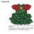 Conjunto Body Vermelho e Vestido Árvore de Natal Suedine - comprar online