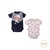 Kit Body Bebê Menino Suedine Estampado Urso Upi Uli