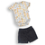 Conjunto Body Shorts Bebê Menino Algodão Estampado Upi Uli na internet