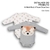 Kit Bebê Body 2 Peças Cinza Caco - comprar online
