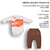 Conjunto Body Culote Bebê Menino Algodão Bordado Upi Uli - comprar online