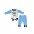 Conj. De Bebê Body C/Culote Suedine Football