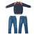 Conjunto infantil Longo Jeans/Matelasse Upiuli