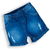 Shorts Saia Jeans Azul Bebê Menina Megan Upi Uli na internet