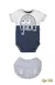 Conjunto De Bebê Body Com Tapa Fralda Azul Bruno