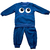 Conjunto Bebê Menino Moletom Longo Azul Inverno Luan