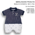 Macaquinho De Bebê Azul Marinho Theo - comprar online
