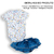 Conj. de bebê Body C/Saia Indigo Burbuja/Suedine Estampado Flowers - comprar online