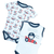 Kit Body 2 Peças Bebê Menino Suedine Estampado Upi Uli na internet