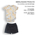 Conjunto Body Shorts Bebê Menino Algodão Estampado Upi Uli - comprar online