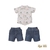 Conjunto de Bebê Camisa com Shorts Bege Lorenzo - comprar online