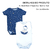 Kit Body 2 Peças Bebê Menino Suedine Estampado Upi Uli - comprar online