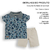 Conjunto Camisa Camuflada Shorts Cinza Bebê Menino Upi Uli - comprar online