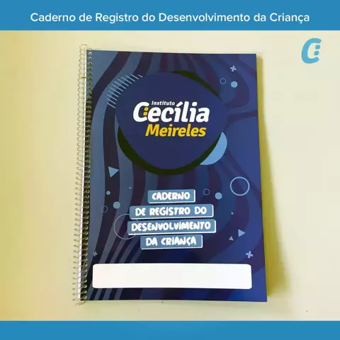 Caderno de registro de desenvolvimento da criança