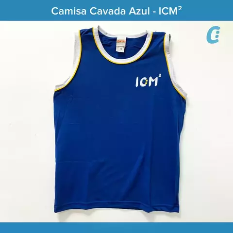 CAMISETA CAVADA (Azul) - Fundamental 2 e Ensino Médio