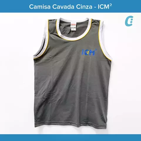 CAMISETA CAVADA (Cinza) - Fundamental 2 e Ensino Médio
