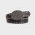 Cinturón negro Boho hebilla plateada grabada con tachas - comprar en línea