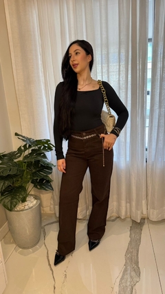 Wide leg marrom