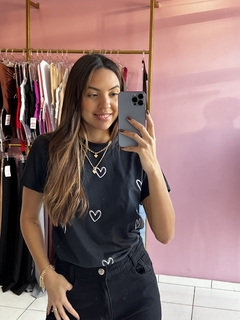 T-shirt coração
