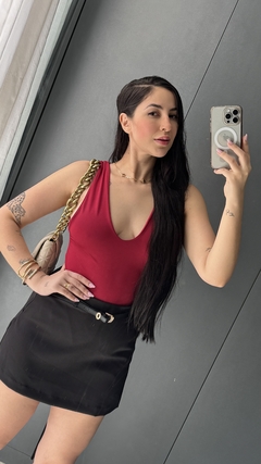 Shorts Saia Luana na internet