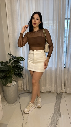 Body tule marrom