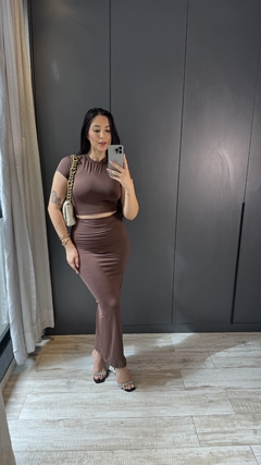 CONJUNTO MAJU MARROM