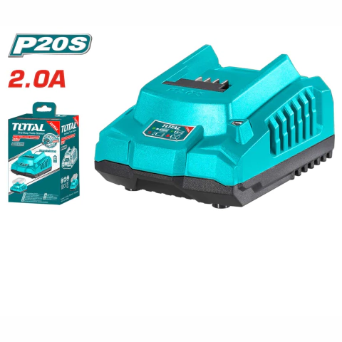 Cargador De Bateria 20v 2.0 Ah Industrial Total - comprar online