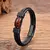 Pulseira Masculina Couro Legítimo com Pedra Olho de Tigre na internet