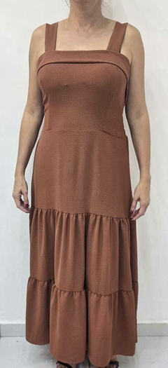 Vestido Plus Marrom - comprar online