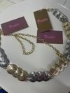 Cinto Dourado e Prata - comprar online