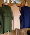 Conjunto Vestido Blusa Capa C/Babado - comprar online