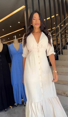 Vestido Botões na internet