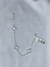 Pulseira Van Cleef Zircônia Transparente 3 Trevos